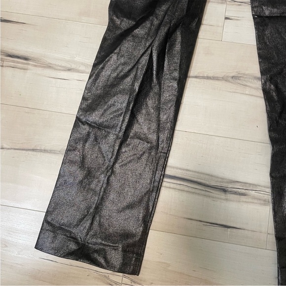 Dolce & Gabbana Black metallic boot cut pants size 42 - Picture 10 of 13